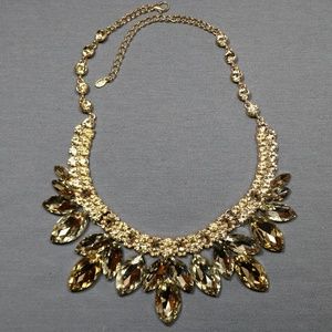rhinestone statement necklace POFJ